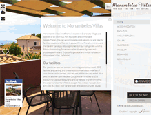 Tablet Screenshot of monambelesvillas.gr